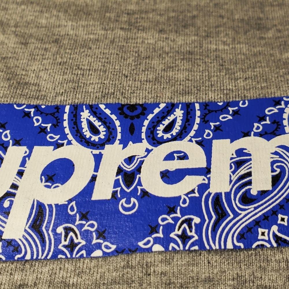 Supreme bandana grey